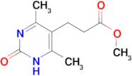 methyl 3-(4,6-dimethyl-2-oxo-1,2-dihydropyrimidin-5-yl)propanoate