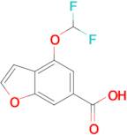 4-(difluoromethoxy)-1-benzofuran-6-carboxylic acid