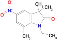 1-ethyl-3,3,7-trimethyl-5-nitro-1,3-dihydro-2H-indol-2-one