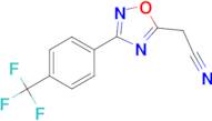 {3-[4-(trifluoromethyl)phenyl]-1,2,4-oxadiazol-5-yl}acetonitrile