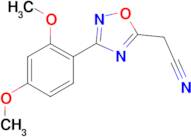 [3-(2,4-dimethoxyphenyl)-1,2,4-oxadiazol-5-yl]acetonitrile