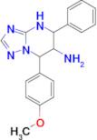 7-(4-methoxyphenyl)-5-phenyl-4,5,6,7-tetrahydro[1,2,4]triazolo[1,5-a]pyrimidin-6-amine