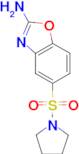 5-(pyrrolidin-1-ylsulfonyl)-1,3-benzoxazol-2-amine