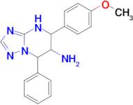 5-(4-methoxyphenyl)-7-phenyl-4,5,6,7-tetrahydro[1,2,4]triazolo[1,5-a]pyrimidin-6-amine