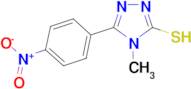 4-methyl-5-(4-nitrophenyl)-4H-1,2,4-triazole-3-thiol