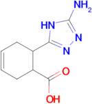 6-(5-amino-1H-1,2,4-triazol-3-yl)cyclohex-3-ene-1-carboxylic acid