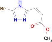 methyl (2Z)-3-(3-bromo-1H-1,2,4-triazol-5-yl)acrylate