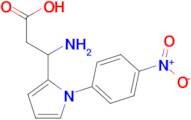 3-amino-3-[1-(4-nitrophenyl)-1H-pyrrol-2-yl]propanoic acid