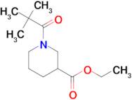 ethyl 1-(2,2-dimethylpropanoyl)piperidine-3-carboxylate