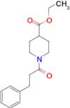 ethyl 1-(3-phenylpropanoyl)piperidine-4-carboxylate