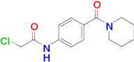 2-chloro-N-[4-(piperidin-1-ylcarbonyl)phenyl]acetamide