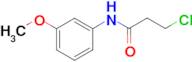 3-chloro-N-(3-methoxyphenyl)propanamide