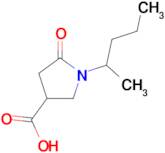 1-(1-methylbutyl)-5-oxopyrrolidine-3-carboxylic acid