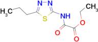 ethyl oxo[(5-propyl-1,3,4-thiadiazol-2-yl)amino]acetate