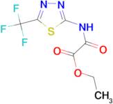 ethyl oxo{[5-(trifluoromethyl)-1,3,4-thiadiazol-2-yl]amino}acetate