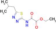 ethyl [(5-isobutyl-1,3,4-thiadiazol-2-yl)amino](oxo)acetate