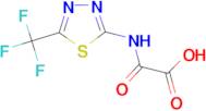 oxo{[5-(trifluoromethyl)-1,3,4-thiadiazol-2-yl]amino}acetic acid