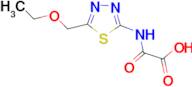 {[5-(ethoxymethyl)-1,3,4-thiadiazol-2-yl]amino}(oxo)acetic acid