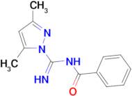 N-[(3,5-dimethyl-1H-pyrazol-1-yl)(imino)methyl]benzamide