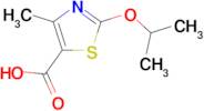 2-isopropoxy-4-methyl-1,3-thiazole-5-carboxylic acid