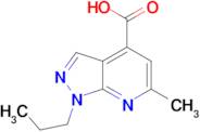 6-methyl-1-propyl-1H-pyrazolo[3,4-b]pyridine-4-carboxylic acid