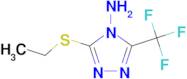 3-(ethylthio)-5-(trifluoromethyl)-4H-1,2,4-triazol-4-amine