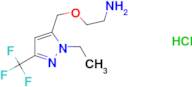 (2-{[1-ethyl-3-(trifluoromethyl)-1H-pyrazol-5-yl]methoxy}ethyl)amine hydrochloride