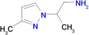 [2-(3-methyl-1H-pyrazol-1-yl)propyl]amine