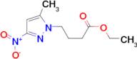 ethyl 4-(5-methyl-3-nitro-1H-pyrazol-1-yl)butanoate