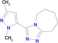 3-(1,3-dimethyl-1H-pyrazol-5-yl)-6,7,8,9-tetrahydro-5H-[1,2,4]triazolo[4,3-a]azepine