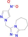 3-[(4-nitro-1H-pyrazol-1-yl)methyl]-6,7,8,9-tetrahydro-5H-[1,2,4]triazolo[4,3-a]azepine