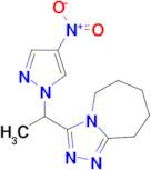 3-[1-(4-nitro-1H-pyrazol-1-yl)ethyl]-6,7,8,9-tetrahydro-5H-[1,2,4]triazolo[4,3-a]azepine