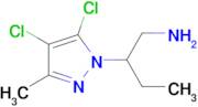 [2-(4,5-dichloro-3-methyl-1H-pyrazol-1-yl)butyl]amine