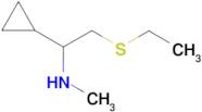 [1-cyclopropyl-2-(ethylthio)ethyl]methylamine