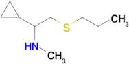 [1-cyclopropyl-2-(propylthio)ethyl]methylamine