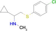 {2-[(4-chlorophenyl)thio]-1-cyclopropylethyl}methylamine