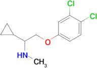 [1-cyclopropyl-2-(3,4-dichlorophenoxy)ethyl]methylamine