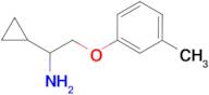 [1-cyclopropyl-2-(3-methylphenoxy)ethyl]amine