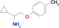 [1-cyclopropyl-2-(4-methylphenoxy)ethyl]amine