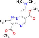 dimethyl 7-[(E)-2-(dimethylamino)vinyl]-2-methylpyrazolo[1,5-a]pyrimidine-3,6-dicarboxylate