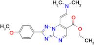 ethyl 7-[(E)-2-(dimethylamino)vinyl]-2-(4-methoxyphenyl)[1,2,4]triazolo[1,5-a]pyrimidine-6-carboxy…