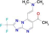 1-[7-[(E)-2-(dimethylamino)vinyl]-2-(trifluoromethyl)[1,2,4]triazolo[1,5-a]pyrimidin-6-yl]ethanone