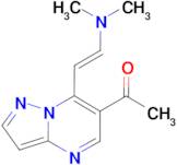 1-{7-[(E)-2-(dimethylamino)vinyl]pyrazolo[1,5-a]pyrimidin-6-yl}ethanone