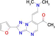 1-[7-[(E)-2-(dimethylamino)vinyl]-2-(2-furyl)[1,2,4]triazolo[1,5-a]pyrimidin-6-yl]ethanone