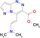 methyl 4-[(E)-2-(dimethylamino)vinyl]pyrazolo[5,1-c][1,2,4]triazine-3-carboxylate