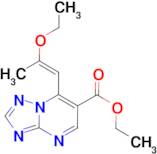 ethyl 7-[(1E)-2-ethoxyprop-1-en-1-yl][1,2,4]triazolo[1,5-a]pyrimidine-6-carboxylate