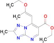 ethyl 7-[(1E)-2-ethoxyprop-1-en-1-yl]-2-methyl[1,2,4]triazolo[1,5-a]pyrimidine-6-carboxylate