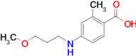 4-[(3-methoxypropyl)amino]-2-methylbenzoic acid