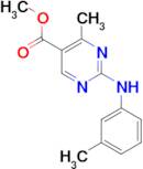 methyl 4-methyl-2-[(3-methylphenyl)amino]pyrimidine-5-carboxylate