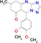 9-(3,4-dimethoxyphenyl)-6-methyl-5,6,7,9-tetrahydro[1,2,4]triazolo[5,1-b]quinazolin-8(4H)-one